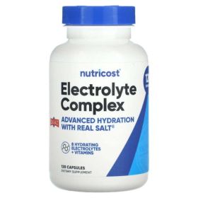 Nutricost Electrolyte Complex (Advanced Hydration with Real Salt®) 120 Capsules